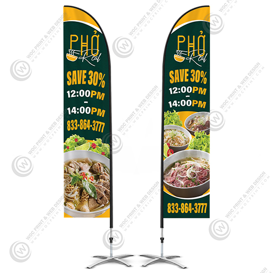 FB-504 - Restaurant Flag Banners