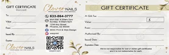PGC-141B - Premium Gift Certificates