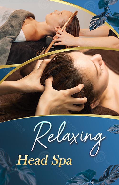 ZWD-04 - Head Spa Window Decals