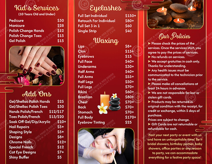 LMN-148-Back - Lamination Menus