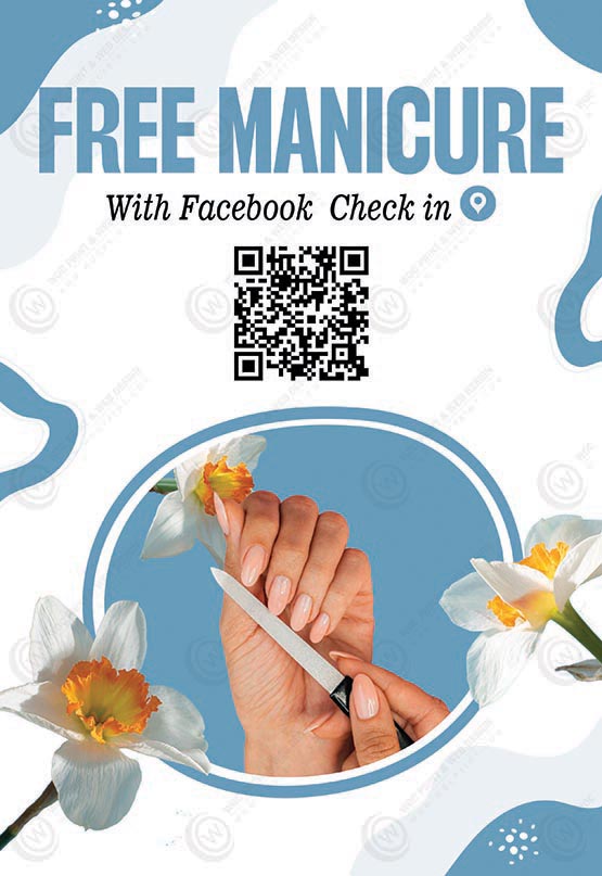 TTB-1004 - Tabletop Banner For Hair