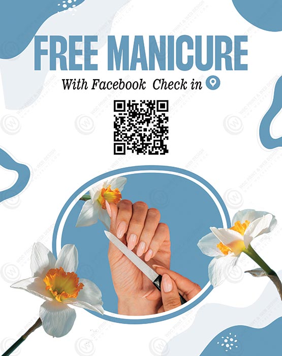 TTM-1005 - Tabletop Menu For Hair