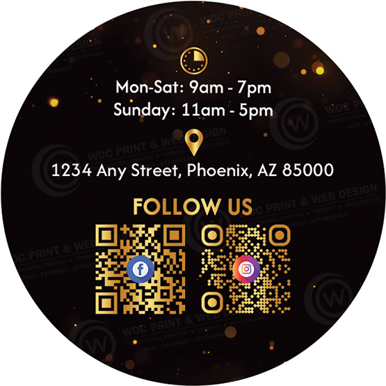 SCBC-01B - Circle Business Card