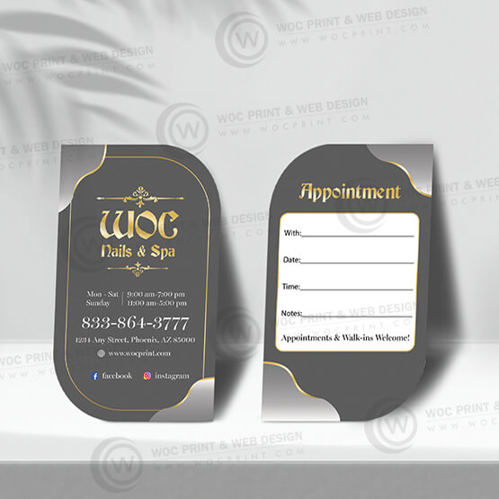 nails-salon-leaf-business-card-slbc-09 - Leaf Business Card - WOC print