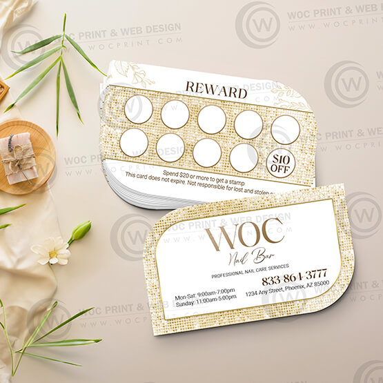 nails-salon-leaf-business-card-slbc-16 - Leaf Business Card - WOC print