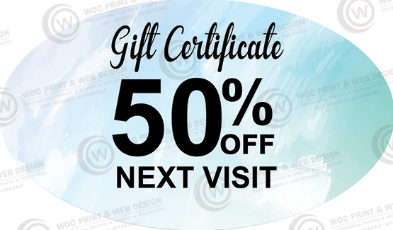 SOBC-03B - Oval Business Card