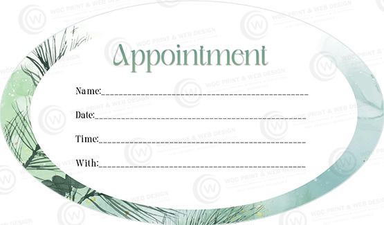 SOBC-01B - Oval Business Card