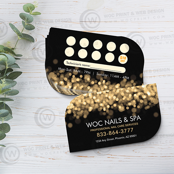 nails-salon-leaf-business-card-slbc-18 - Leaf Business Card - WOC print