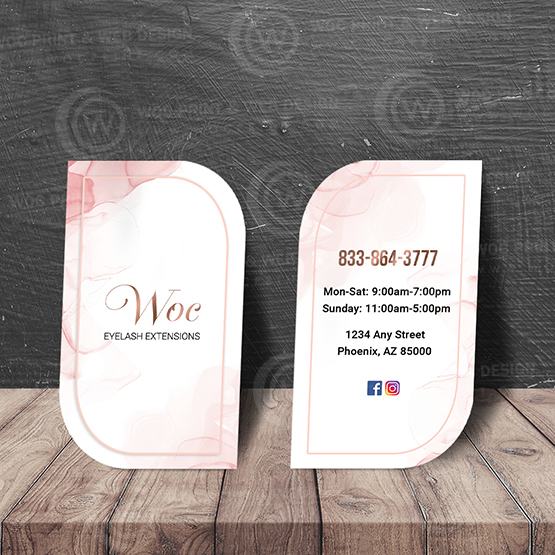 nails-salon-leaf-business-card-slbc-21 - Leaf Business Card - WOC print