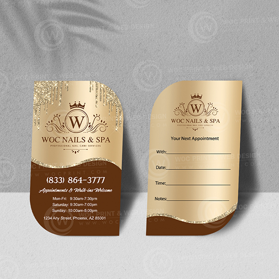 nails-salon-leaf-business-card-slbc-23 - Leaf Business Card - WOC print