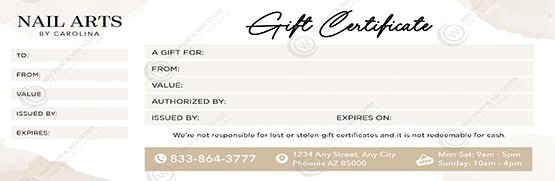 PGC-145B - Premium Gift Certificates