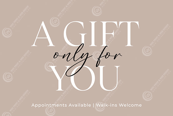 Standard Gift Certificates - WOC print