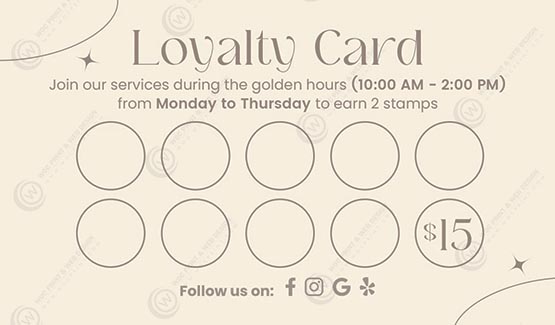 ZBA-03 - Head Spa Business Cards