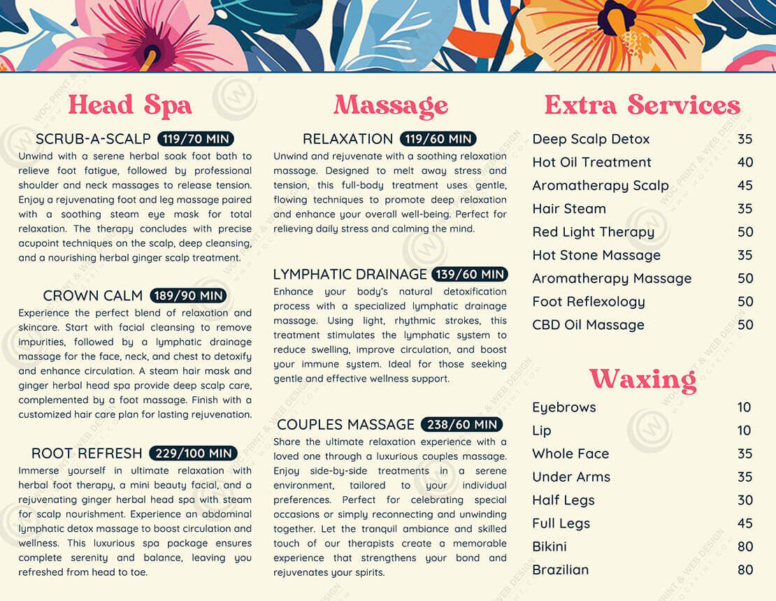 ZBR-02-INSIDE - Head Spa Brochures