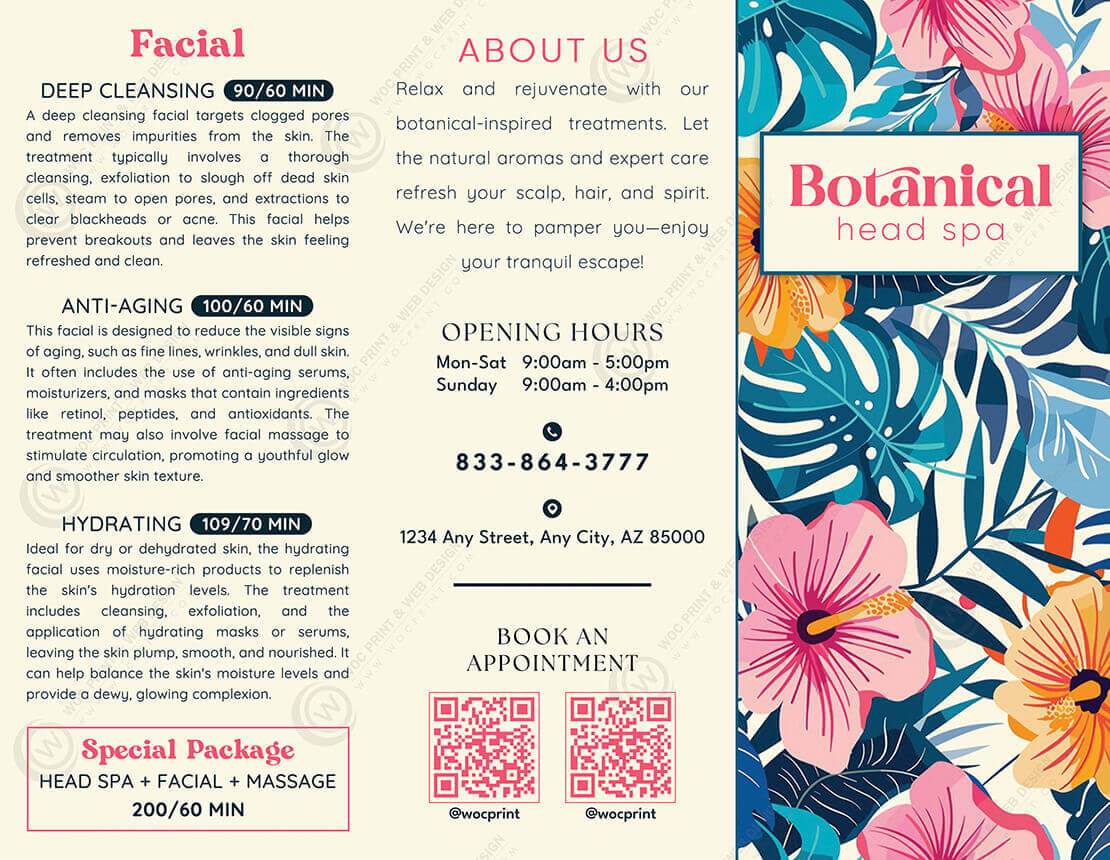 ZBR-02 - Head Spa Brochures