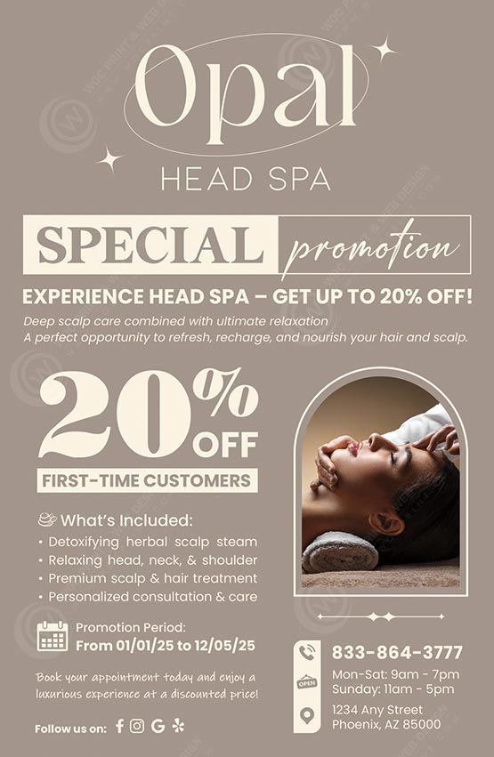 ZFL-03 - Head Spa Flyers