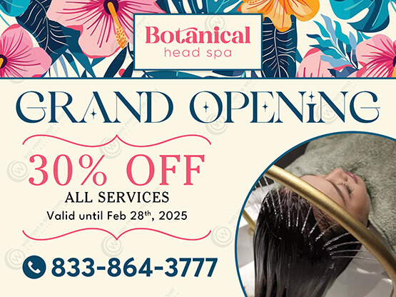 ZYS-02 - Head Spa Yard-Signs