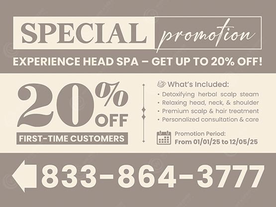 ZYS-03 - Head Spa Yard-Signs