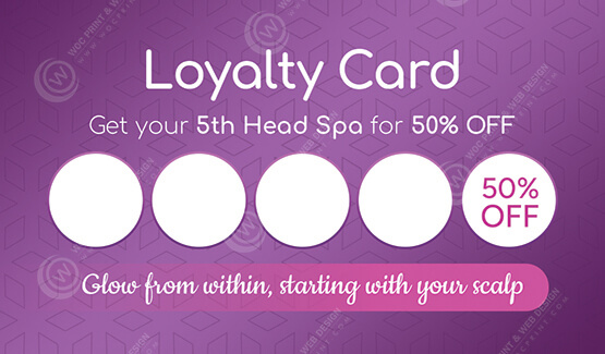 ZBA-04 - Head Spa Business Cards