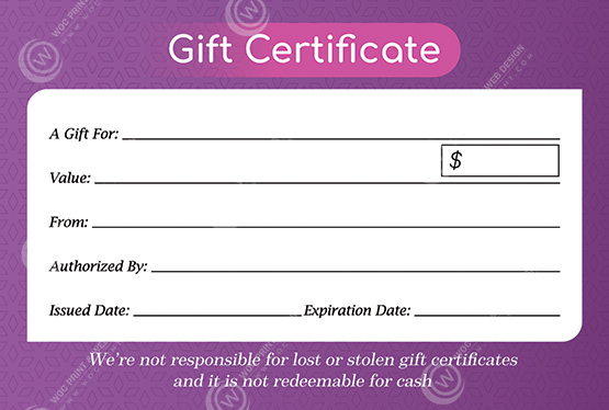 ZSGC-04B - Head Spa Standard Gift Certificates