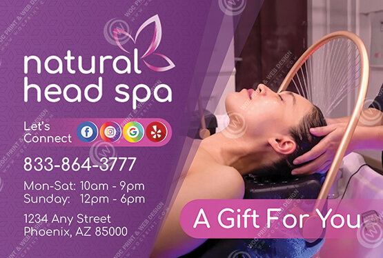 ZSGC-04 - Head Spa Standard Gift Certificates
