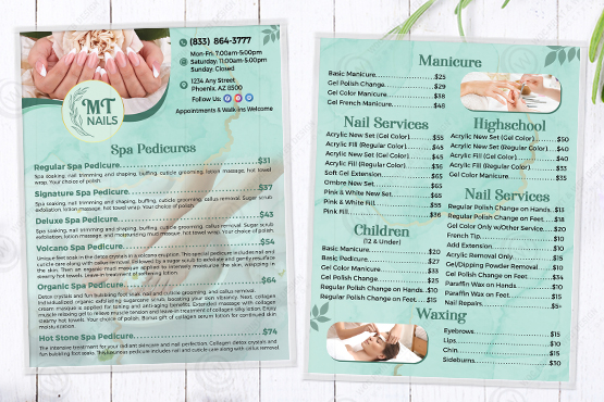 LMN-156 - Lamination Menus - WOC Print