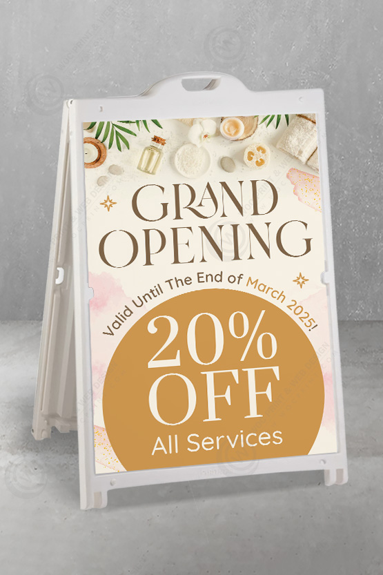 head-spa-a-frame-signs-zaf-05 - Head Spa A-Frame Signs 24x36 - WOC print