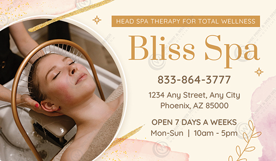 ZBC-05 - Head Spa Business Cards