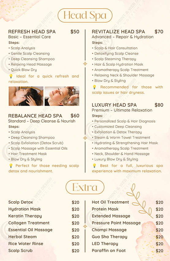 ZFL-05B - Head Spa Flyers