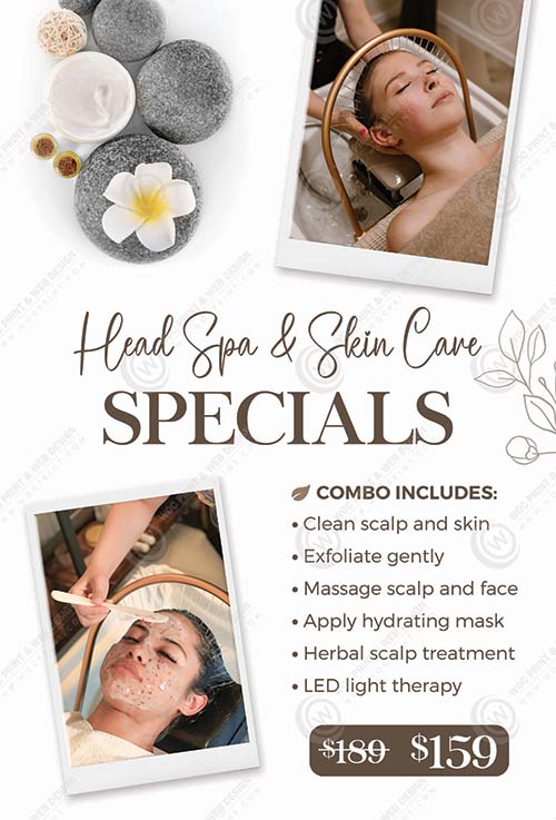 ZWD-32 - Head Spa Window Decals