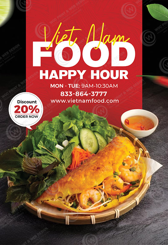RTTB-05 - Restaurant Tabletop Banner