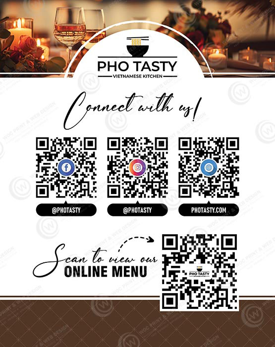 RTTM-01 - Restaurant Tabletop Menu