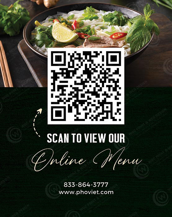 RTTM-02 - Restaurant Tabletop Menu