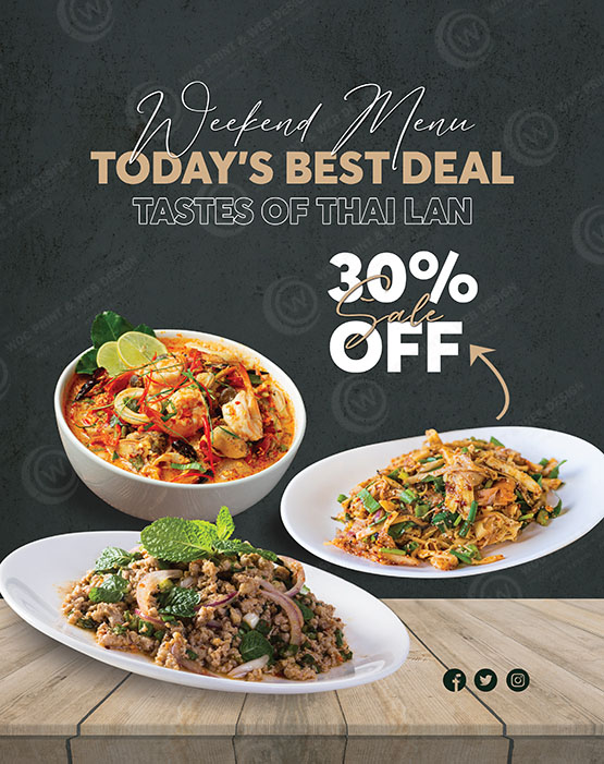 RTTM-06 - Restaurant Tabletop Menu