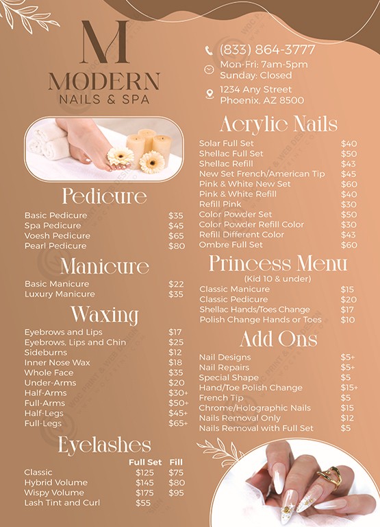 nails-salon-poster-pricelists-pp-89 - Pricelists - WOC print