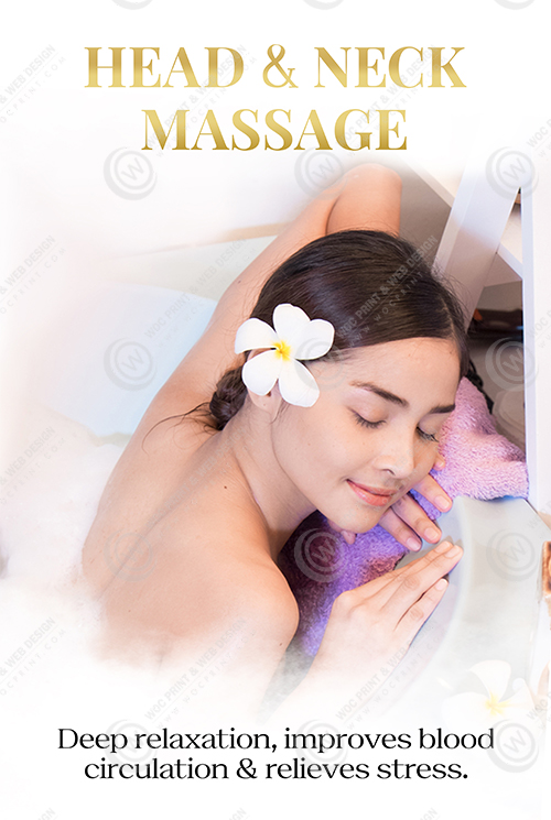 ZWD-38 - Head Spa Window Decals