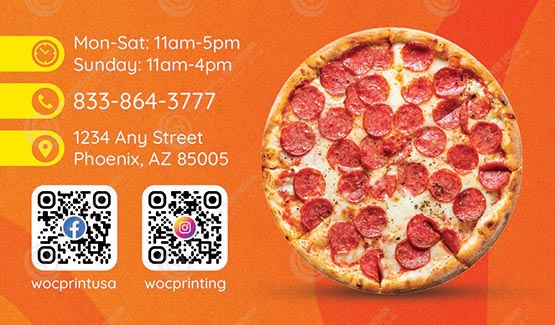 RBA-540 - Restaurant Business Cards