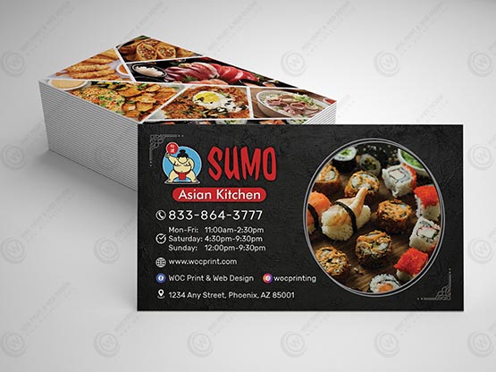 restaurant-business-cards-bc-538 - Restaurant Business Cards - WOC print