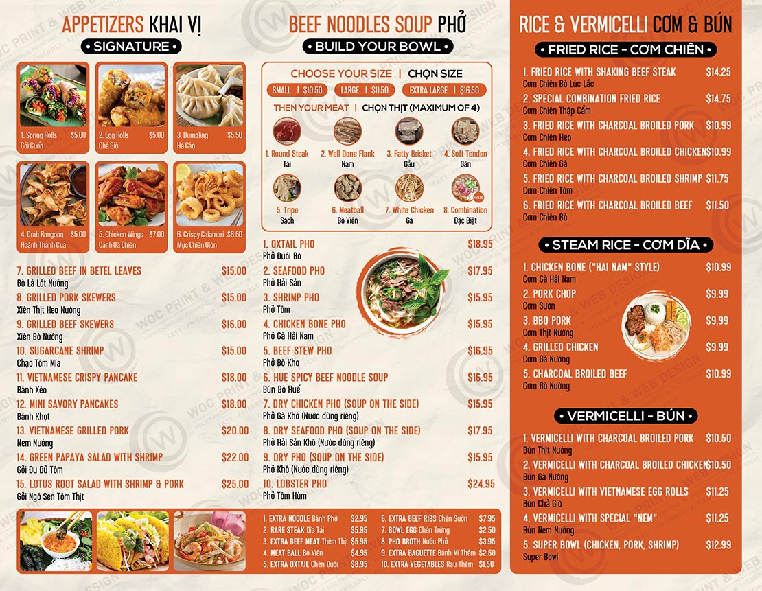 RBR-519B - Restaurant Brochures