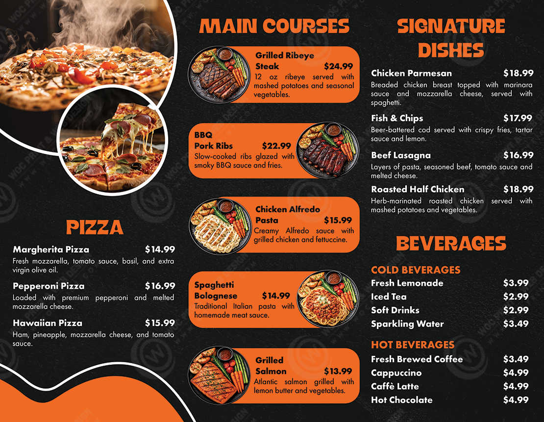 RBR-520B - Restaurant Brochures
