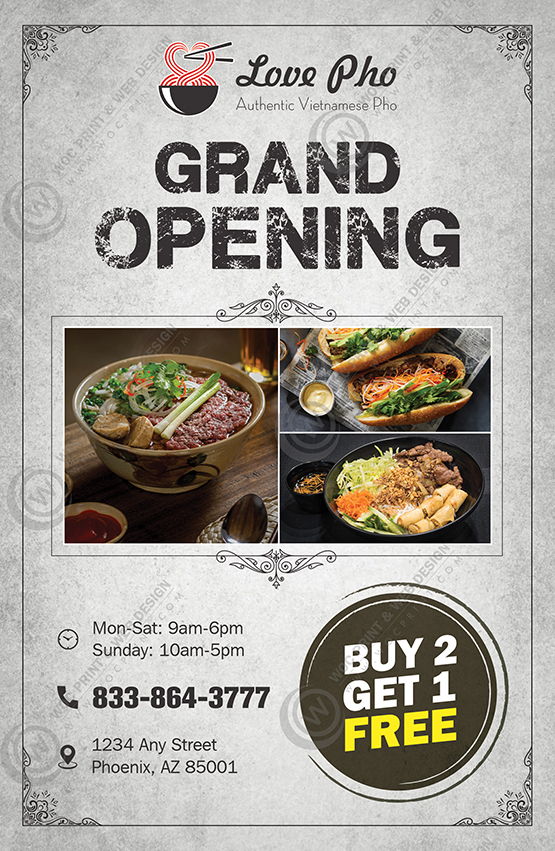 FL-511 - Restaurant Flyers