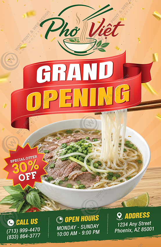 FL-512 - Restaurant Flyers
