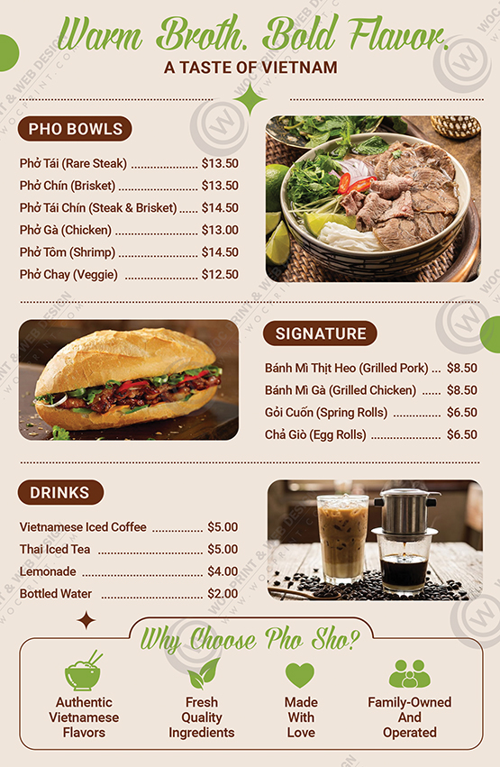 RFL-513B - Restaurant Flyers