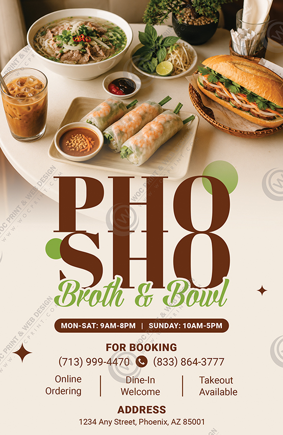 FL-513 - Restaurant Flyers