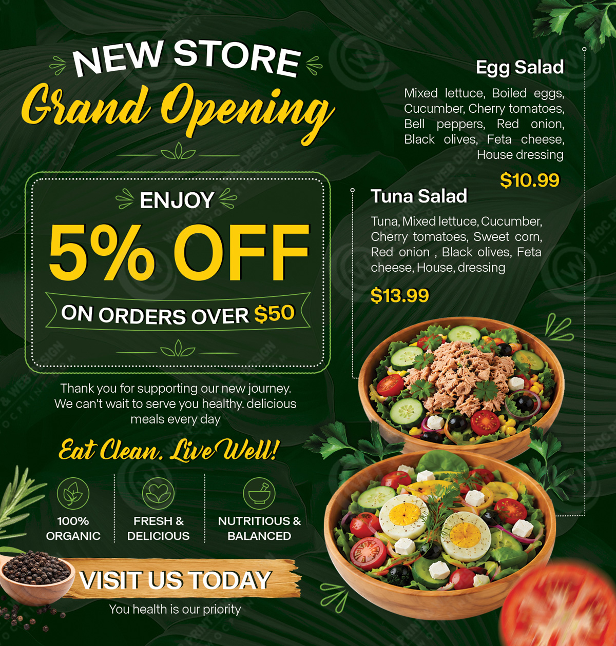 restaurant-window-decals-wd-600 - Restaurant Window Decals - WOC print