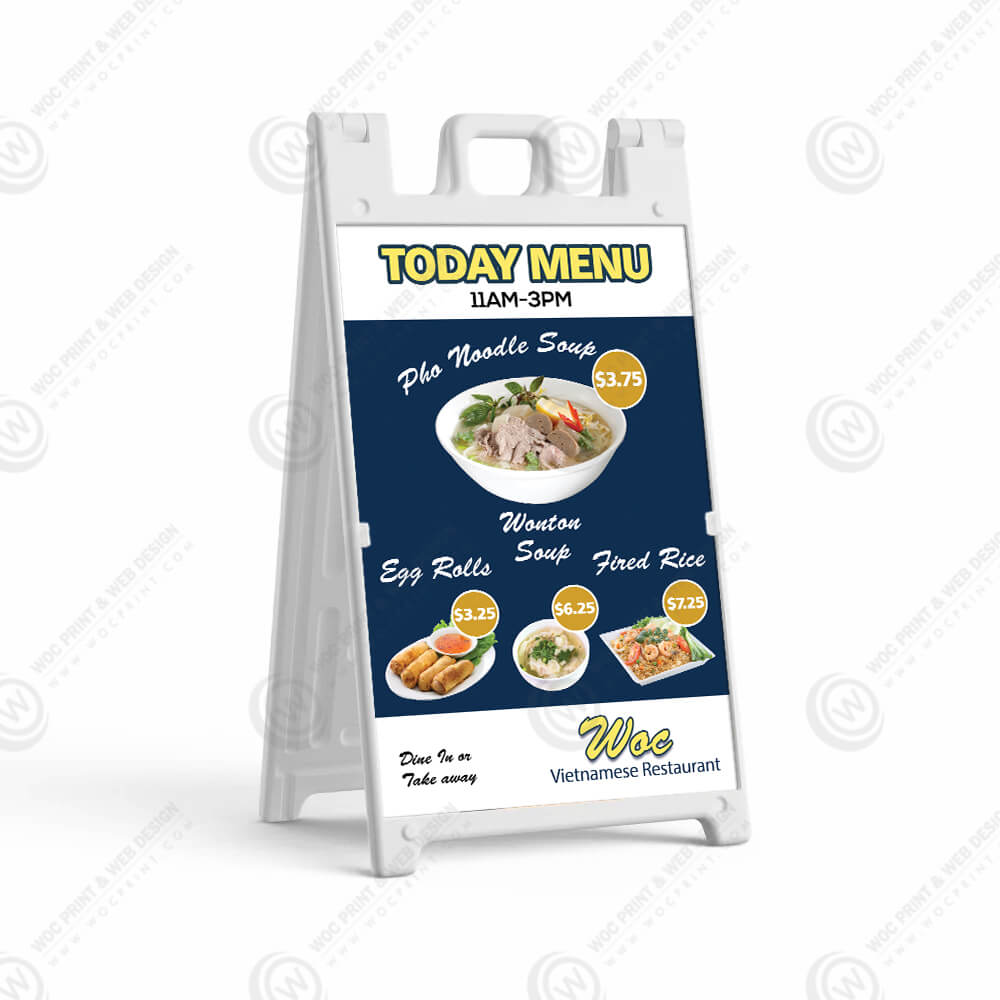 restaurant-a-frame-signs-afs-500 - Restaurant A-Frame 24x36 - WOC print