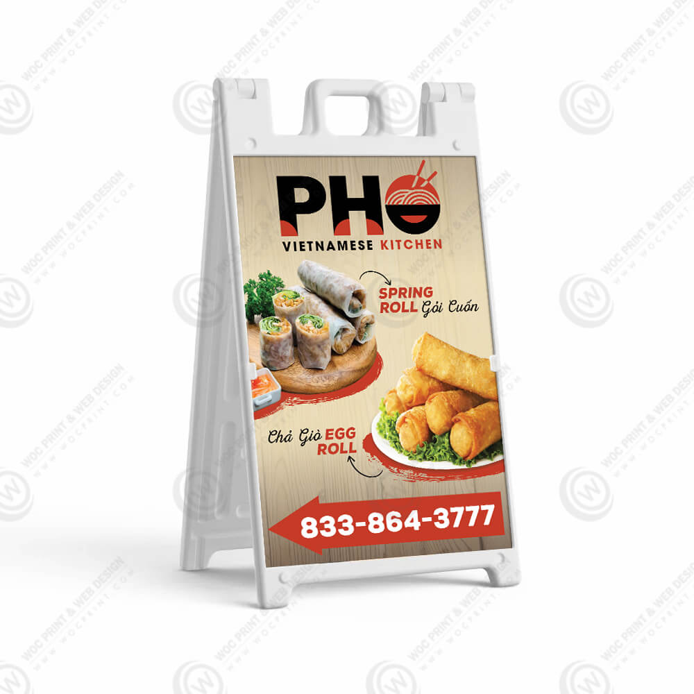 restaurant-a-frame-signs-afs-505 - Restaurant A-Frame 24x36 - WOC print