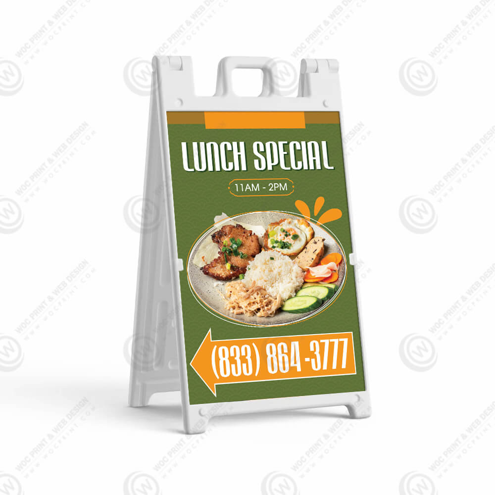 restaurant-a-frame-signs-afs-507 - Restaurant A-Frame 24x36 - WOC print