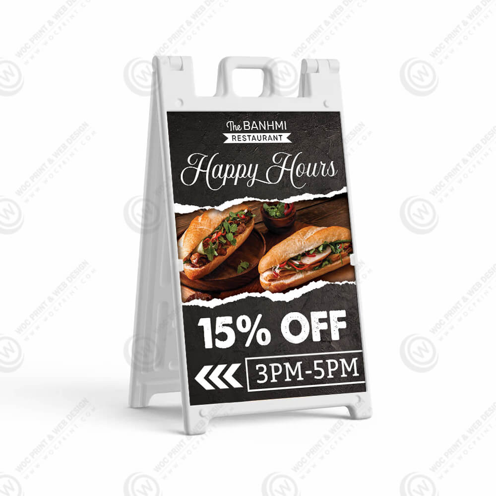 restaurant-a-frame-signs-afs-510 - Restaurant A-Frame 24x36 - WOC print