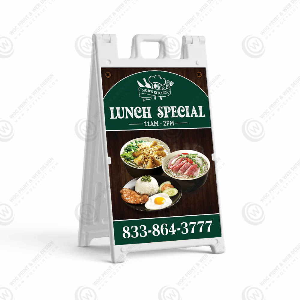 restaurant-a-frame-signs-afs-511 - Restaurant A-Frame 24x36 - WOC print